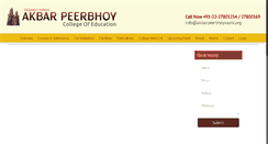Desktop Screenshot of akbarpeerbhoyvashi.org